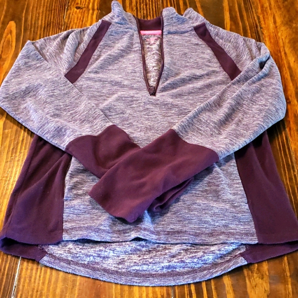 Women's SO fleece 3/4 zip pullover.
